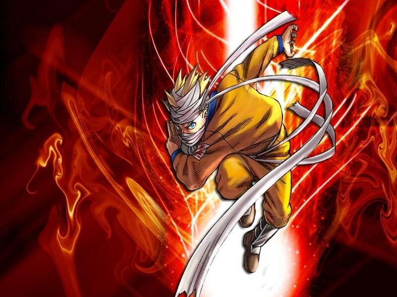 Naruto in fiery battle
