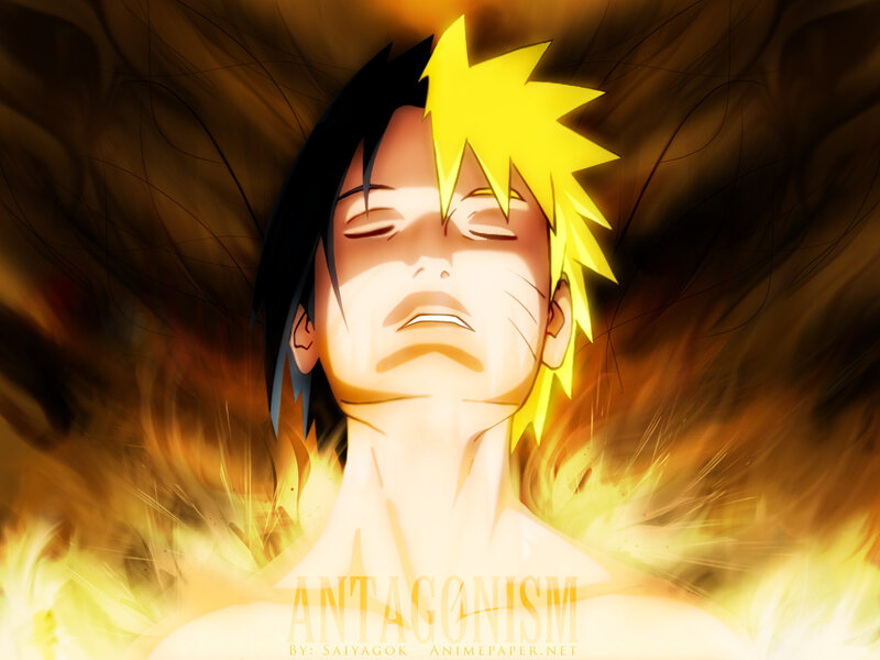 Naruto in flames