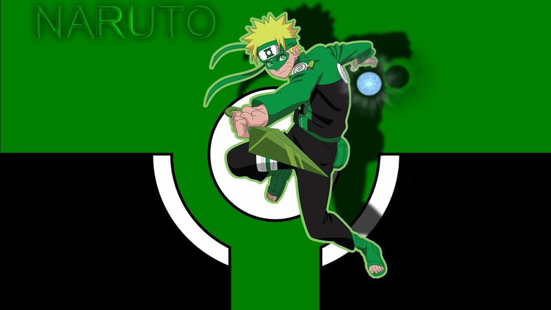Naruto in Green Lantern Costume