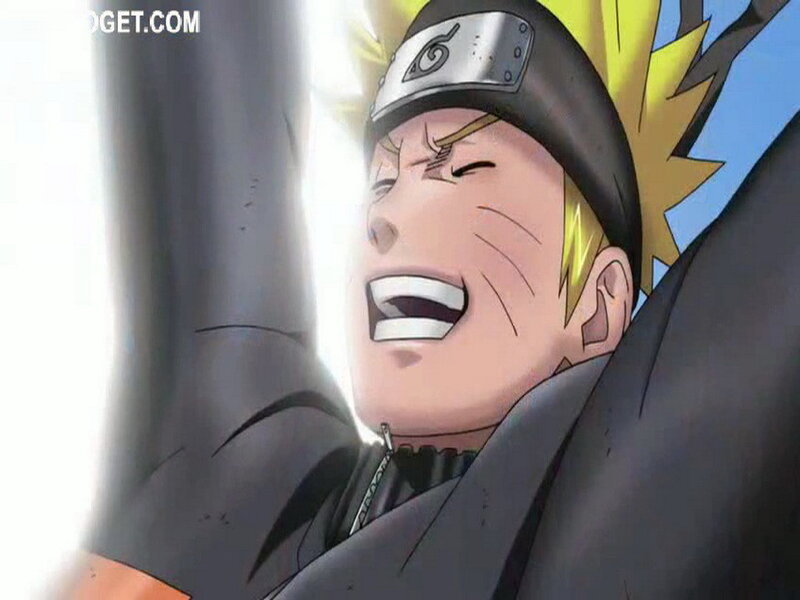 Naruto in intense battle