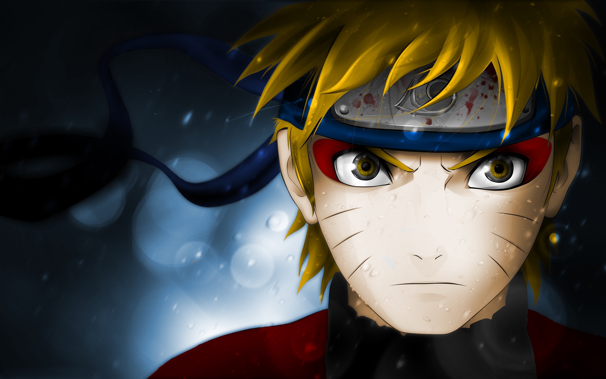 Naruto in intense battle