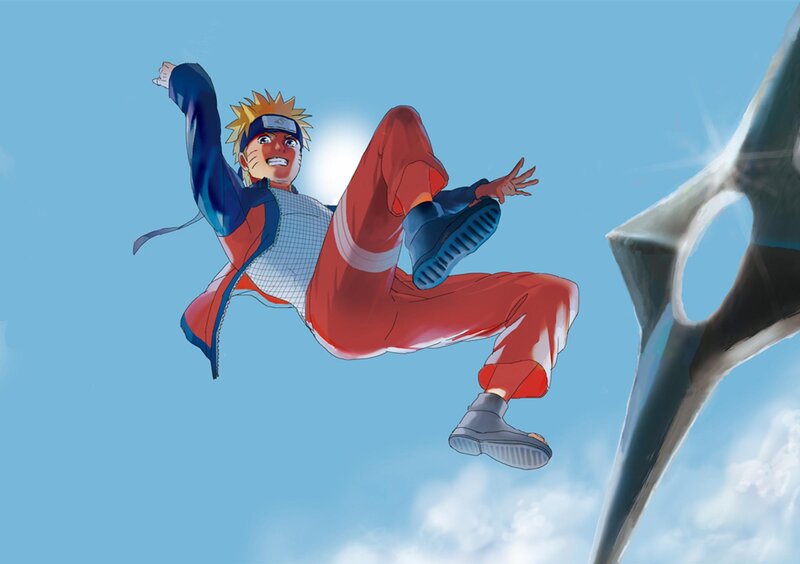 Naruto in Mid-air
