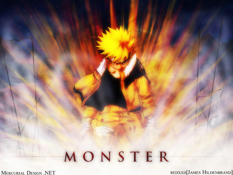 Naruto in monster form