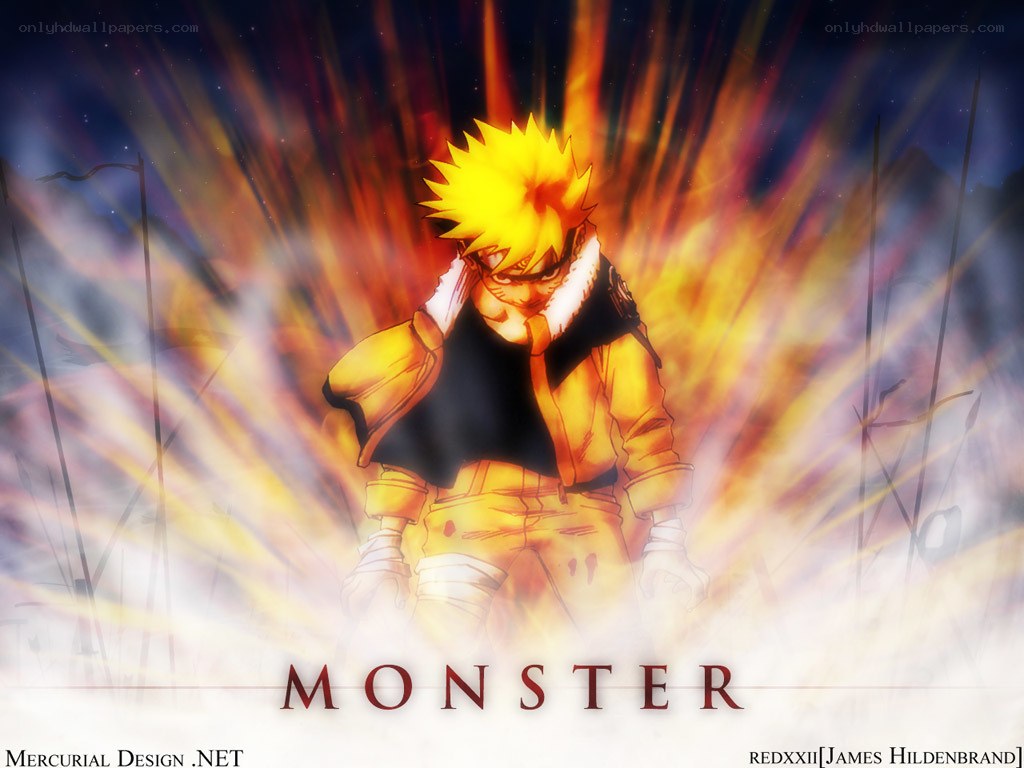 Naruto in monster form