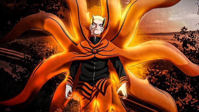 Naruto in Nine-Tails Form — Orange