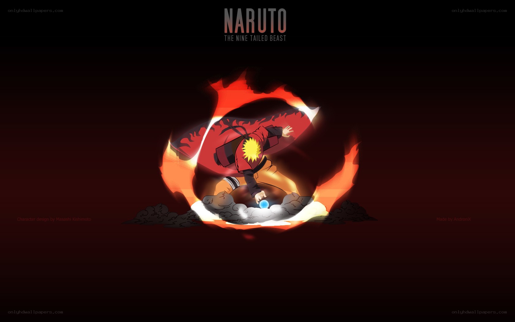 Naruto in Nine-Tails Mode