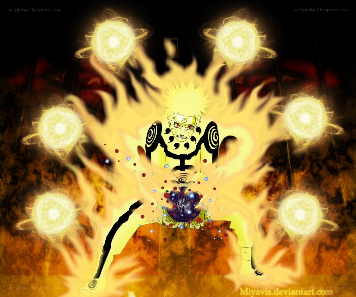 Naruto in Nine-Tails Mode