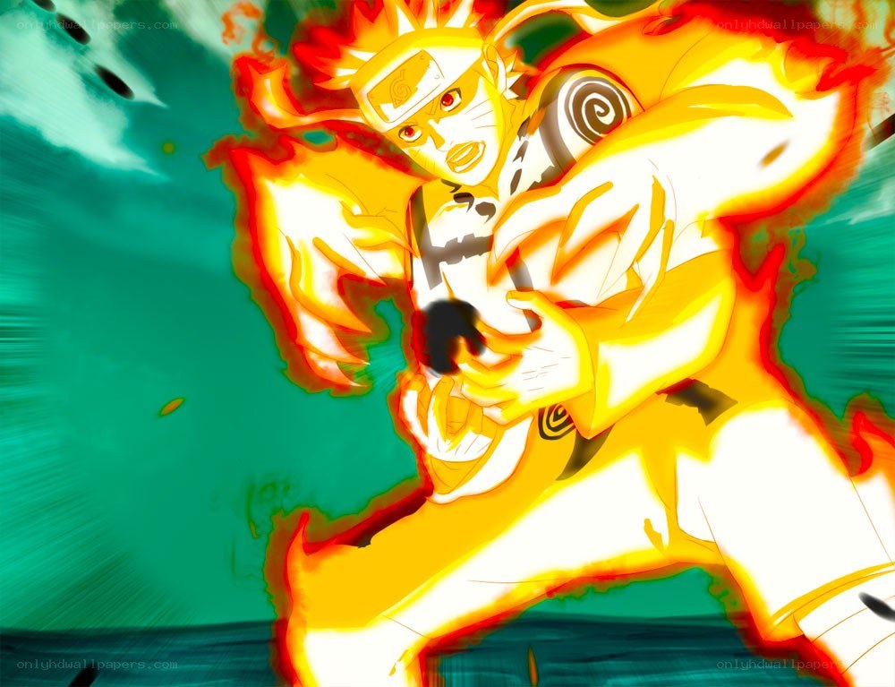 Naruto in Nine-Tails Mode
