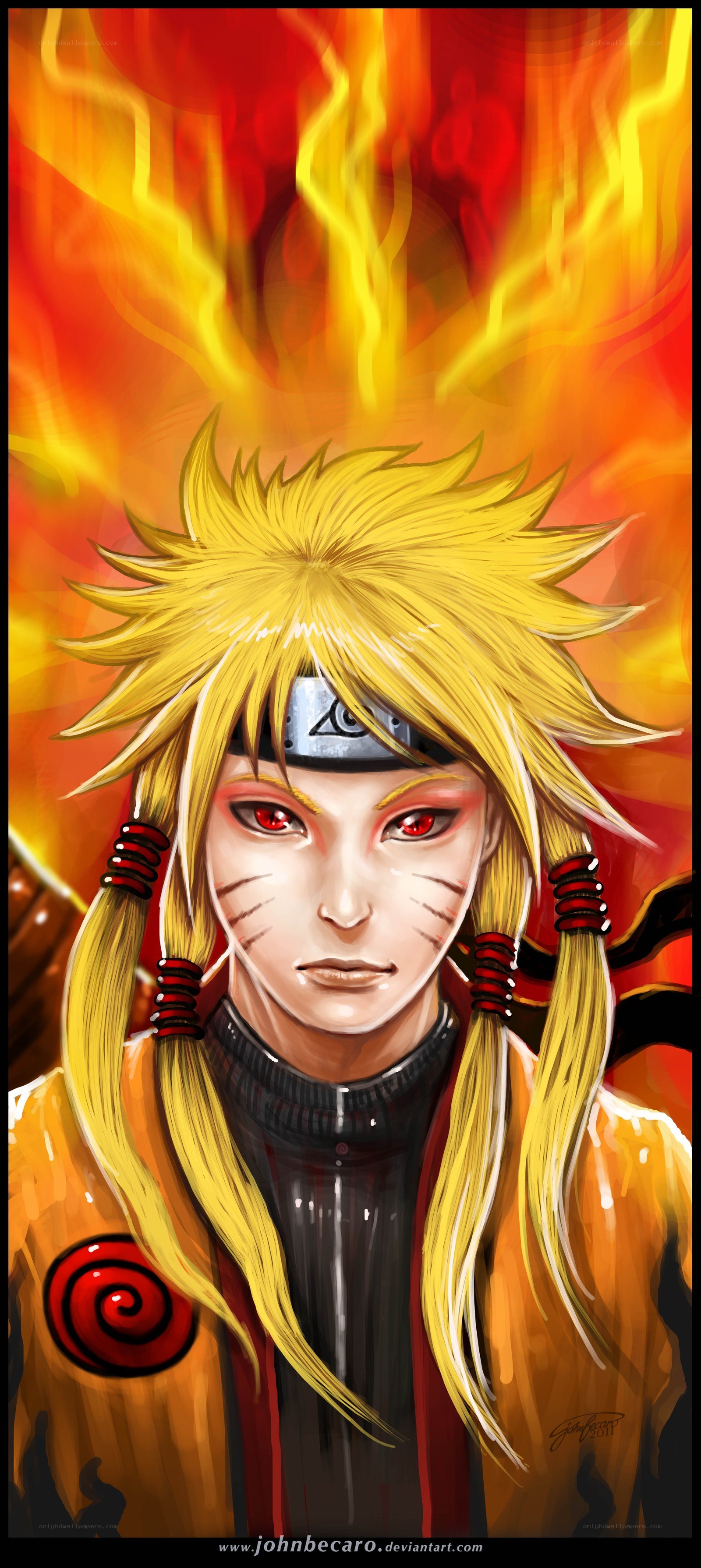 Naruto in Nine-Tails Mode