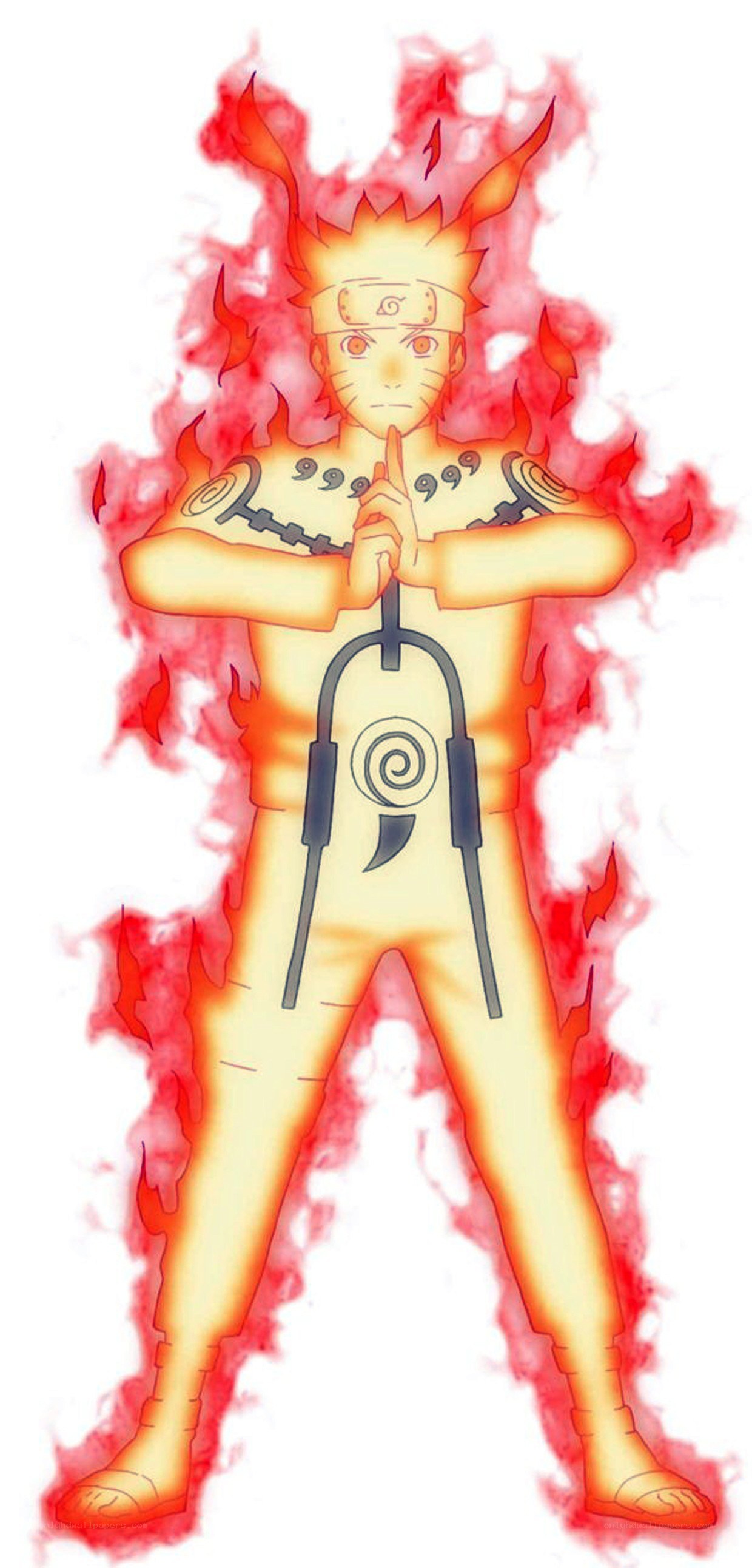Naruto in Nine-Tails Mode