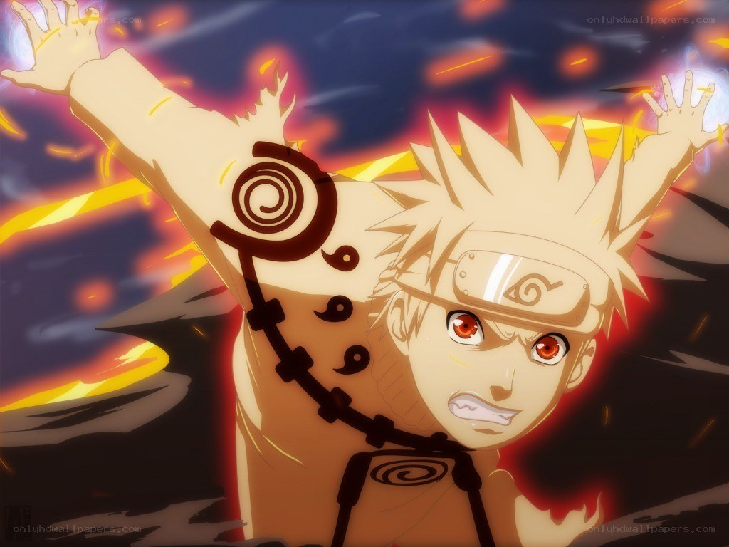 Naruto in Nine-Tails Mode