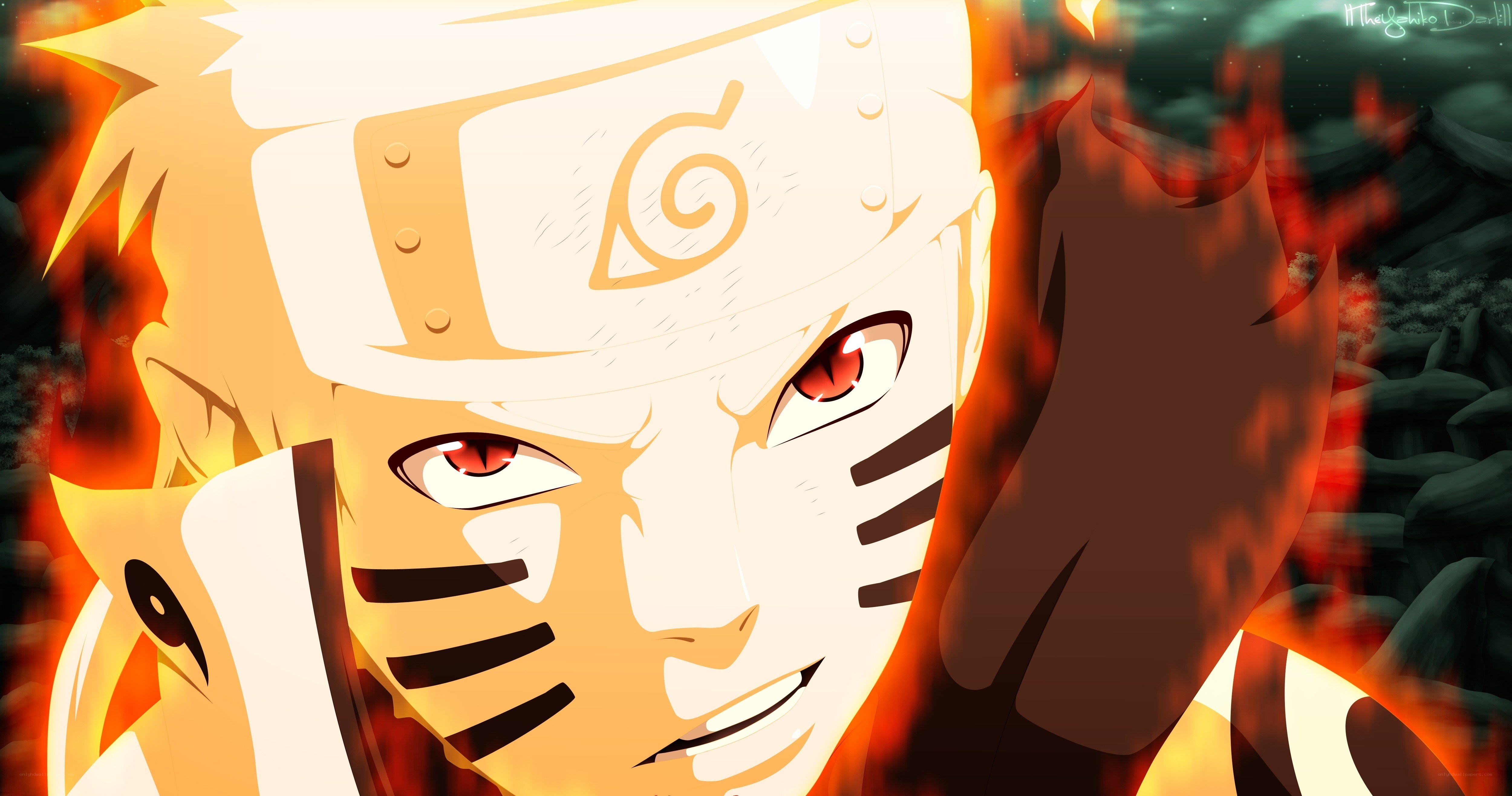 Naruto in Nine-Tails Mode