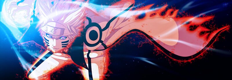 Naruto in Nine-Tails Mode — Blue