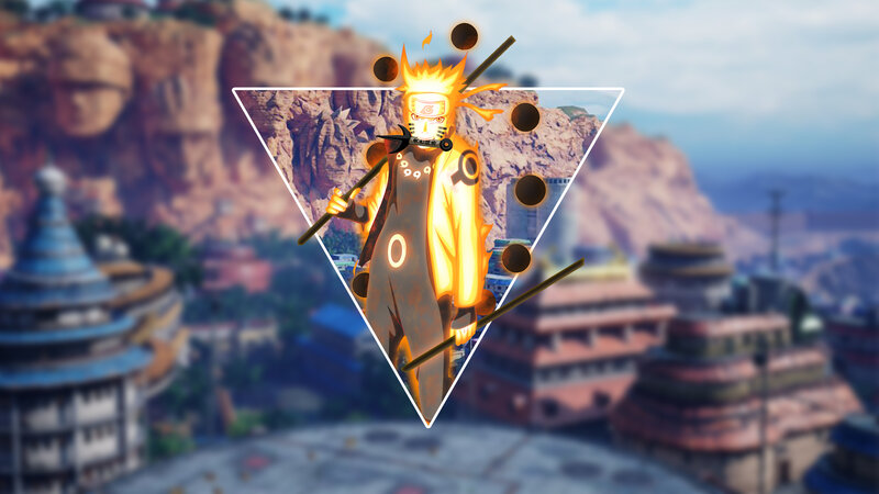 Naruto in Nine-Tails Mode — Orange, Dramatic, Afternoon