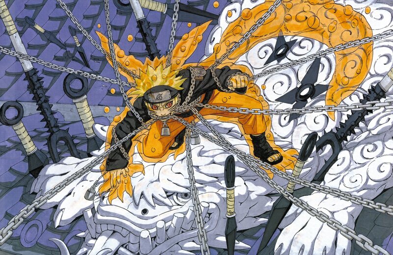Naruto in Nine-Tails Mode — Orange