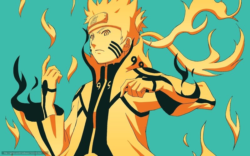 Naruto in Nine-Tails Mode