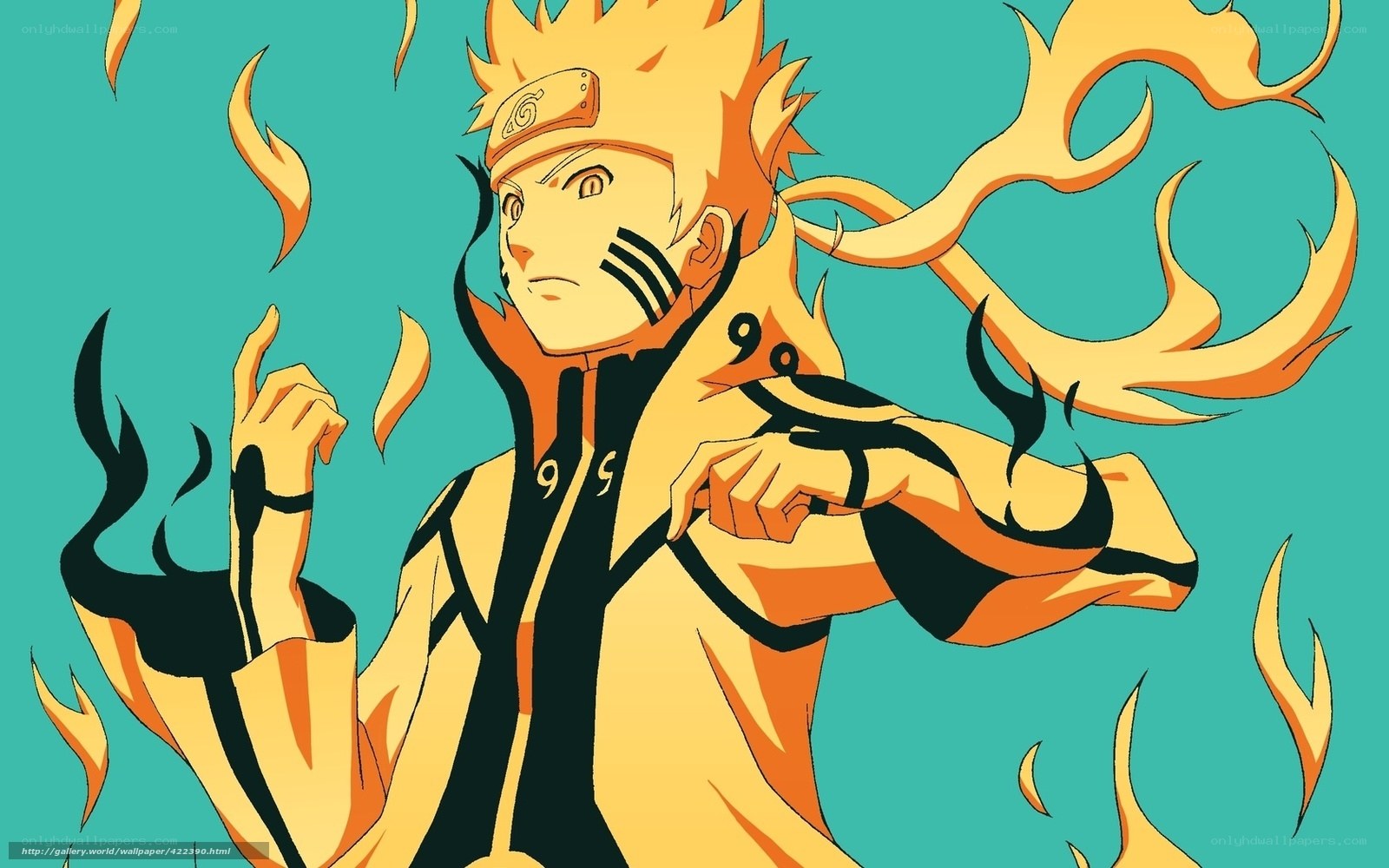 Naruto in Nine-Tails Mode
