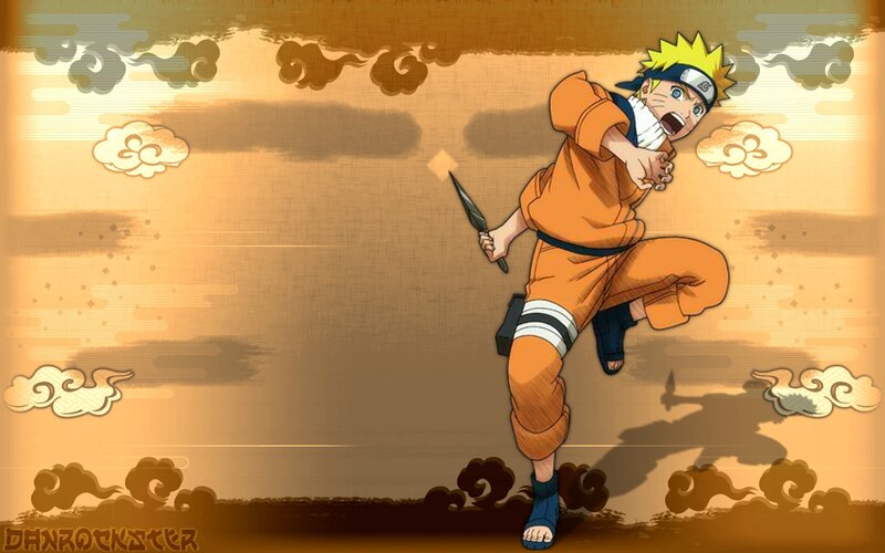 Naruto in Orange Outfit — Dynamic
