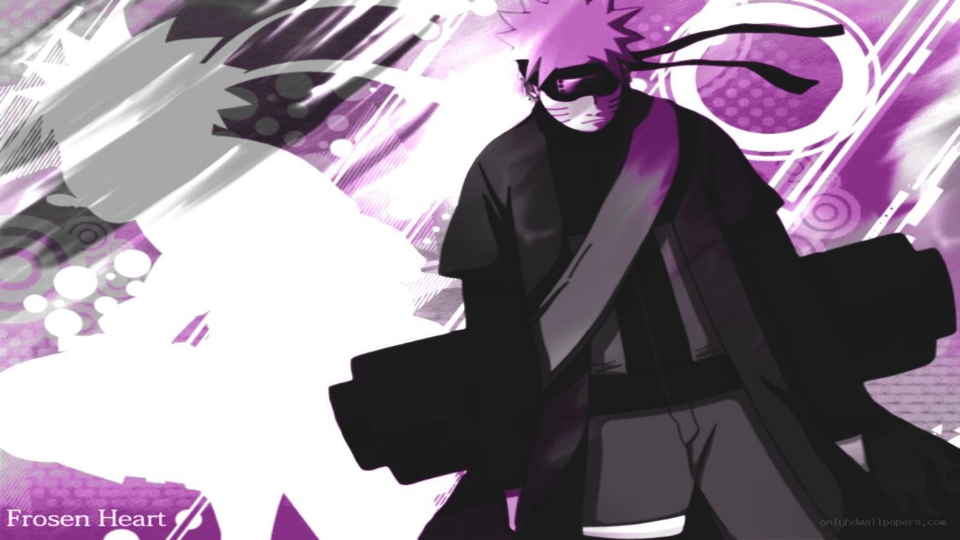 Naruto in purple cloak