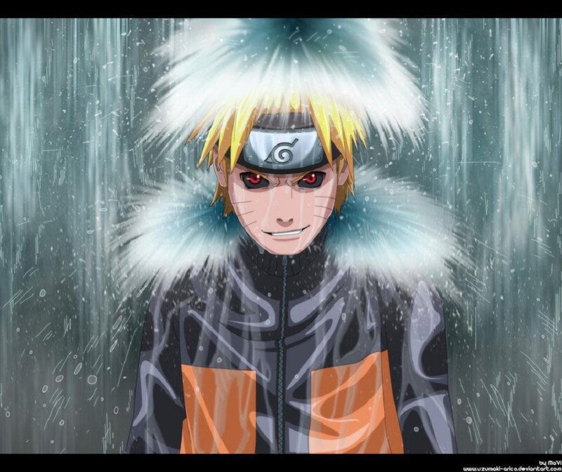 Naruto in Rain