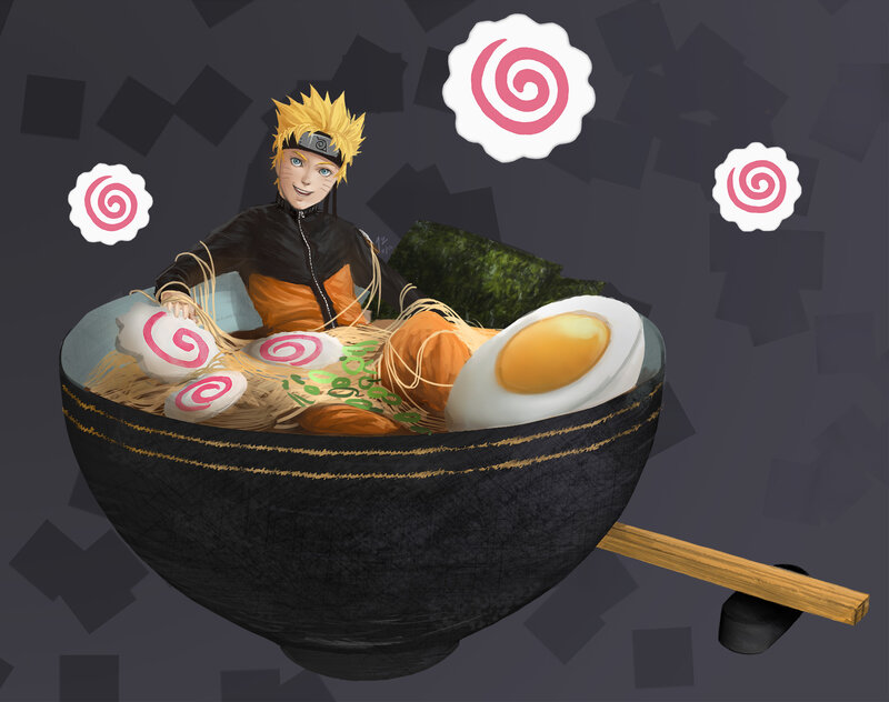 Naruto in Ramen Bowl