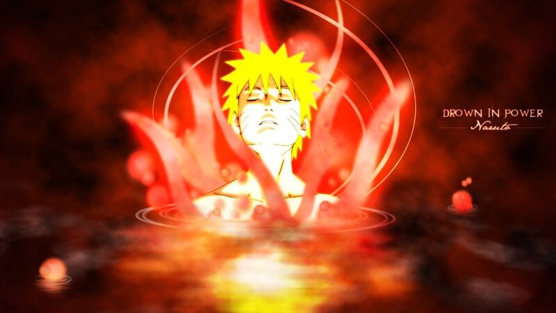 Naruto in Red Chakra