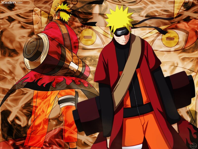 Naruto in Red Cloak — Dramatic