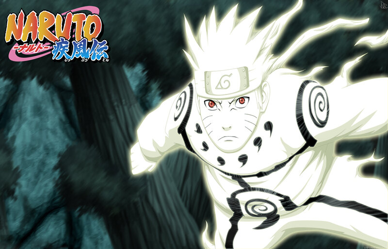 Naruto in Sage Mode — White