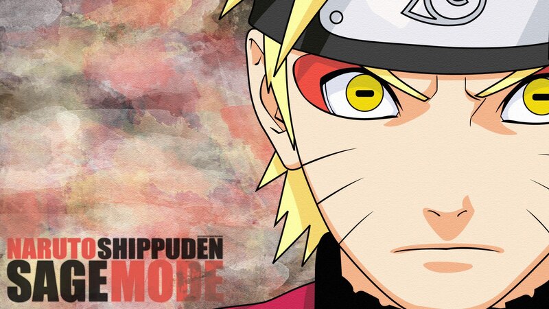 Naruto in Sage Mode — Yellow, Intense