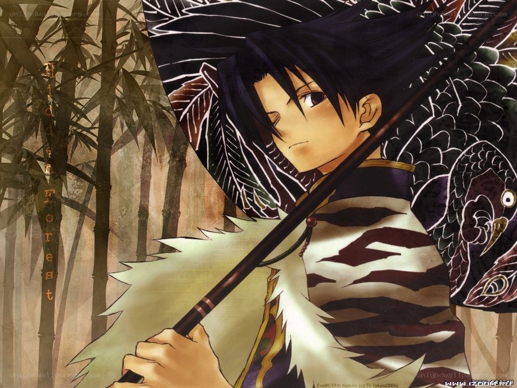 Naruto in the bamboo forest