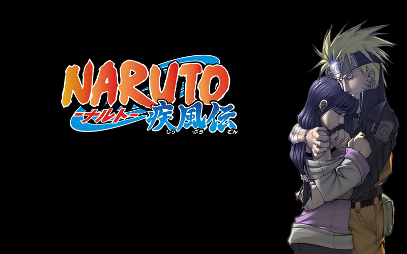 Naruto logo with characters