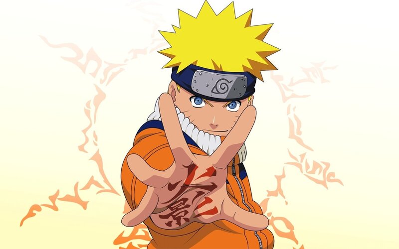 Naruto Making Hand Sign — Yellow