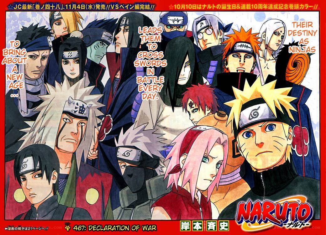 Naruto manga cover art