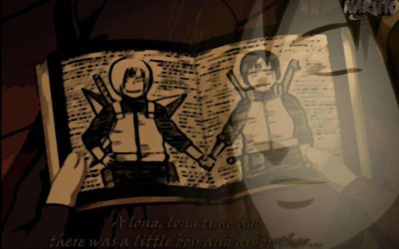 Naruto manga flashback scene