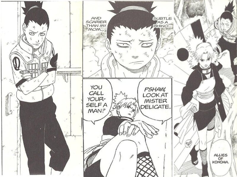 Naruto manga panel sequence