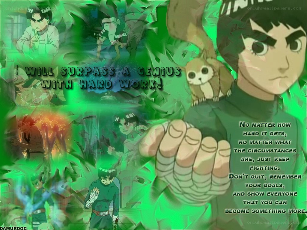 Naruto motivational collage