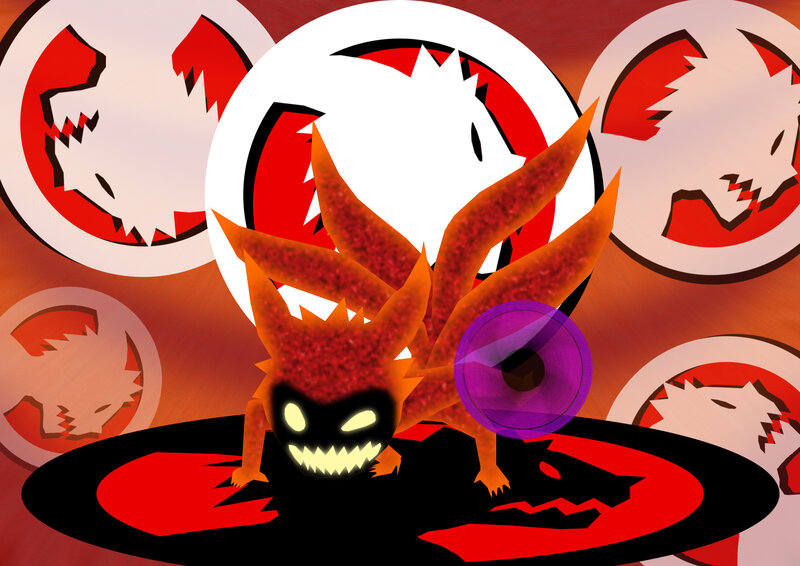 Naruto Nine-Tails Chibi Art