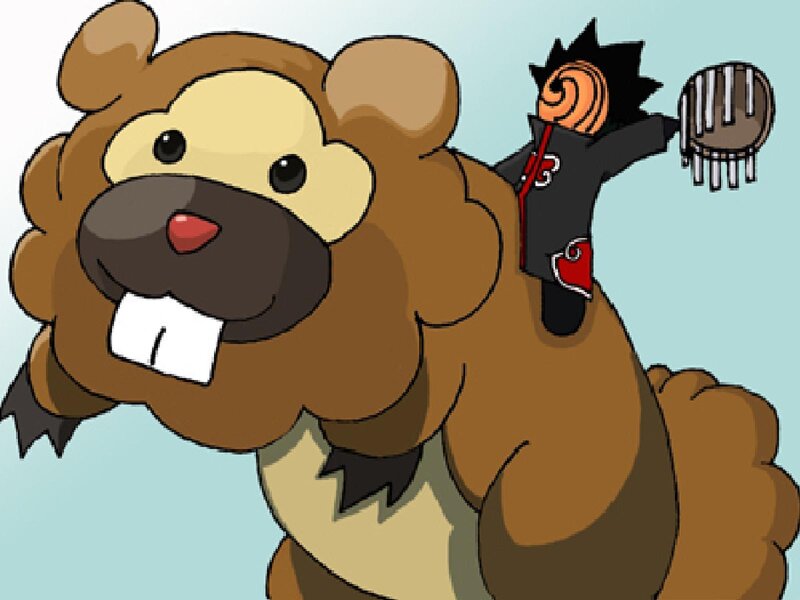 Naruto on a beaver