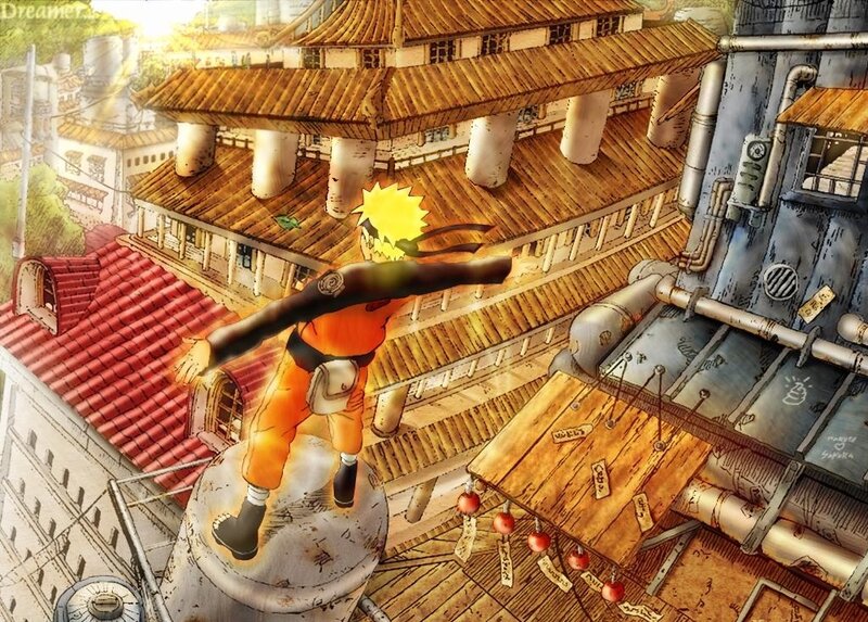 Naruto on Rooftop