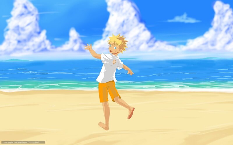 Naruto on the beach