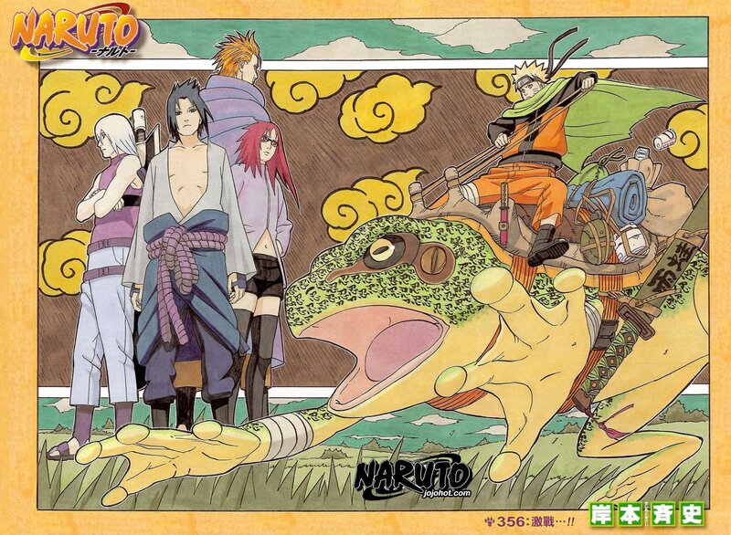 Naruto on Toad