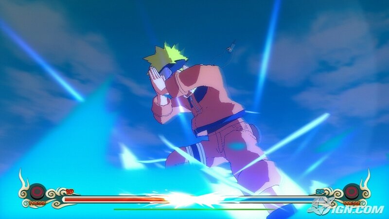 Naruto Performing a Jutsu — Blue