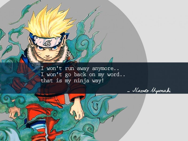 Naruto quote wallpaper