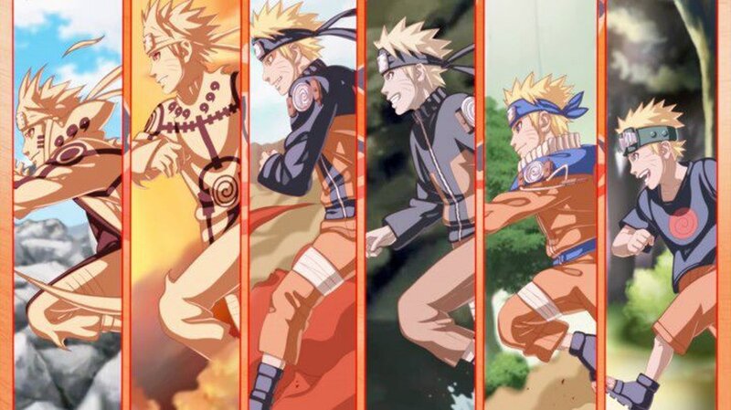 Naruto Running in Various Forms