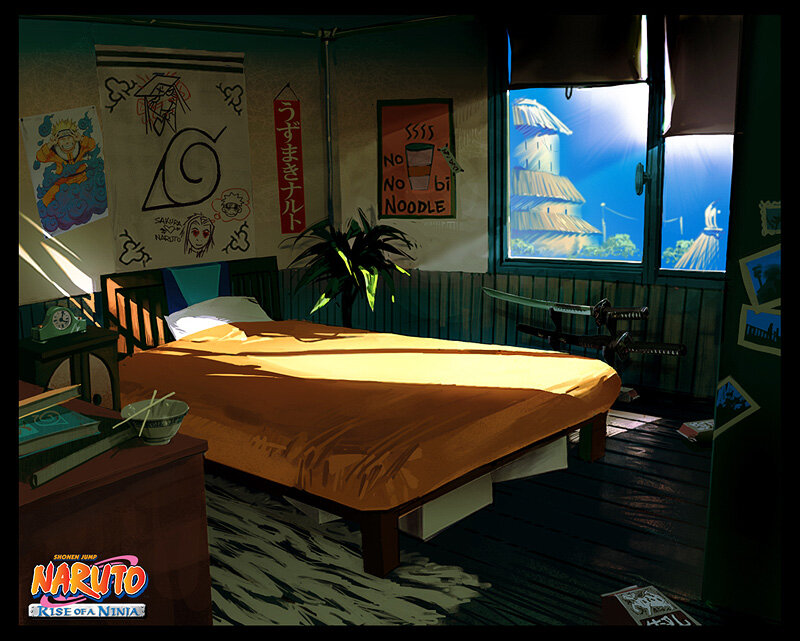 Naruto's bedroom scene