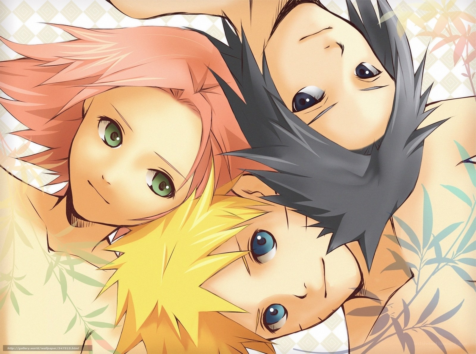 Naruto, Sasuke, and Sakura