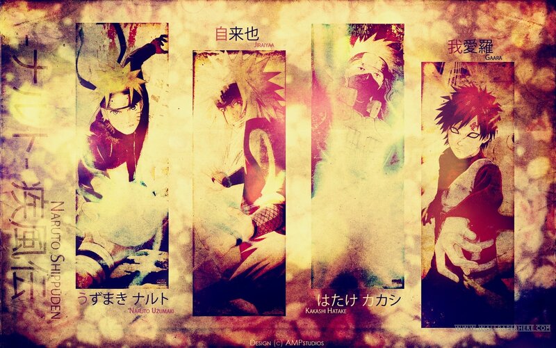 Naruto Shippuden character collage