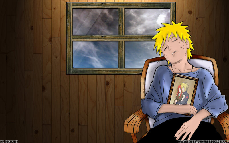 Naruto sleeping with photo