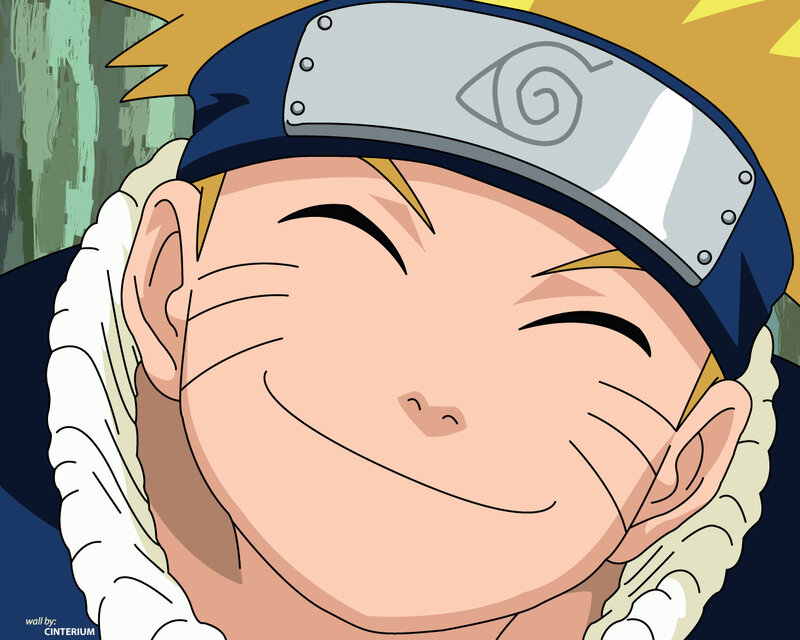 Naruto smiling face