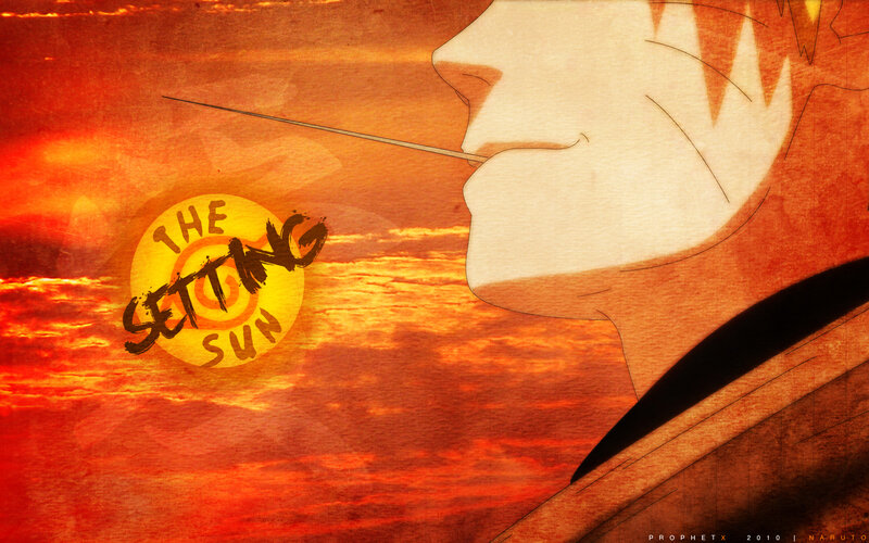 Naruto sunset scene